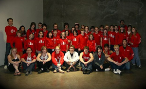 Image: 2009 Team Vertical World - five of them qualified for the world championships with the US Climbing Team