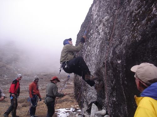 Image: Carl Jumars Up Rock Wall